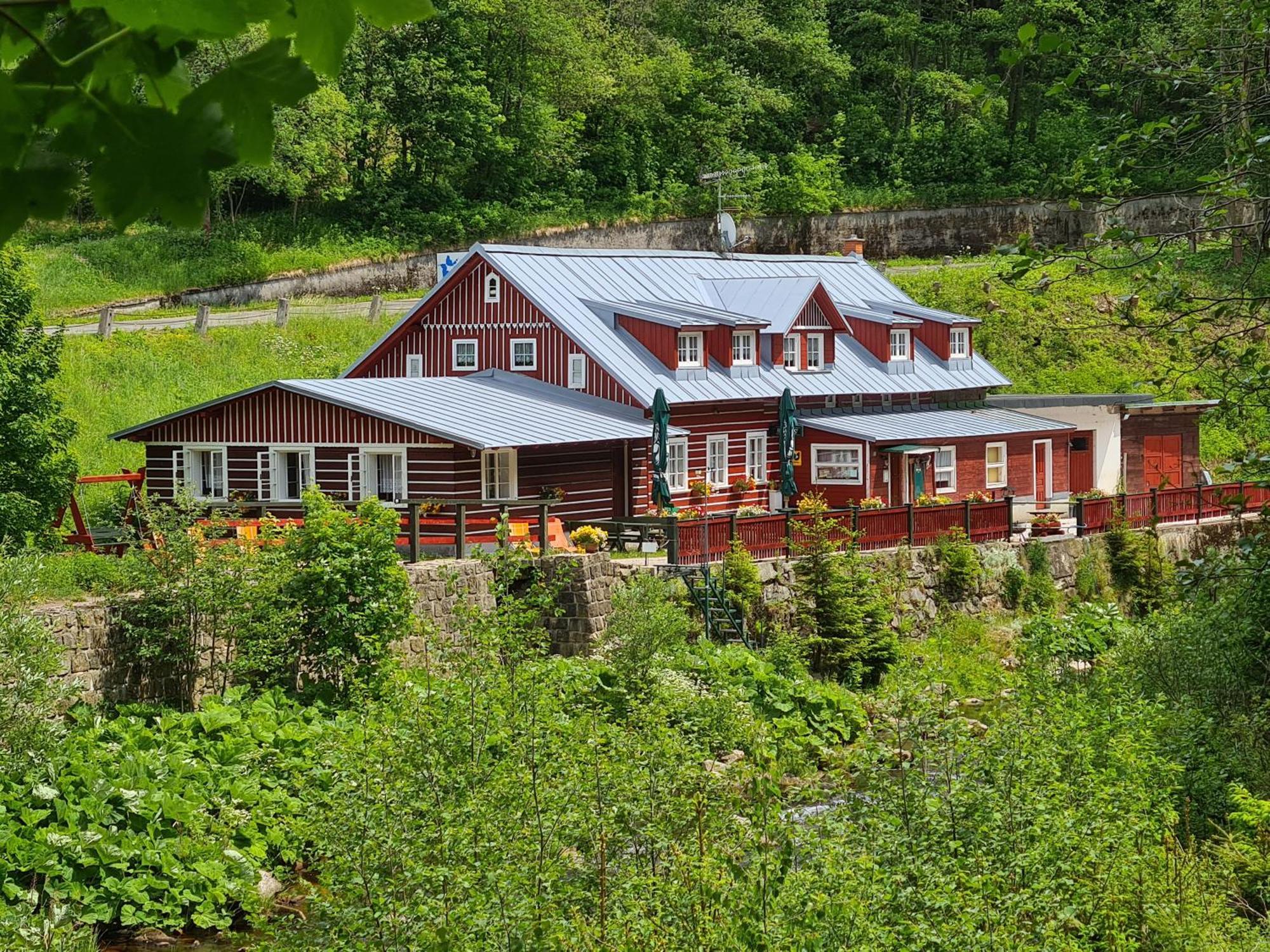 Pension Modrá Hvězda Dolni Mala Upa Exterior foto
